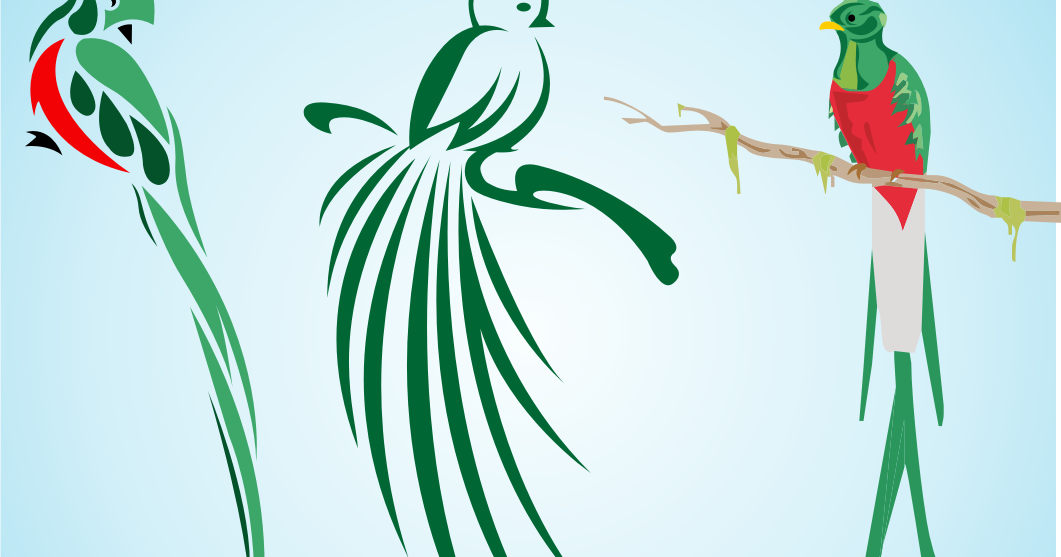 1061x557 Recursos Graficos Chapines Quetzal En Vector