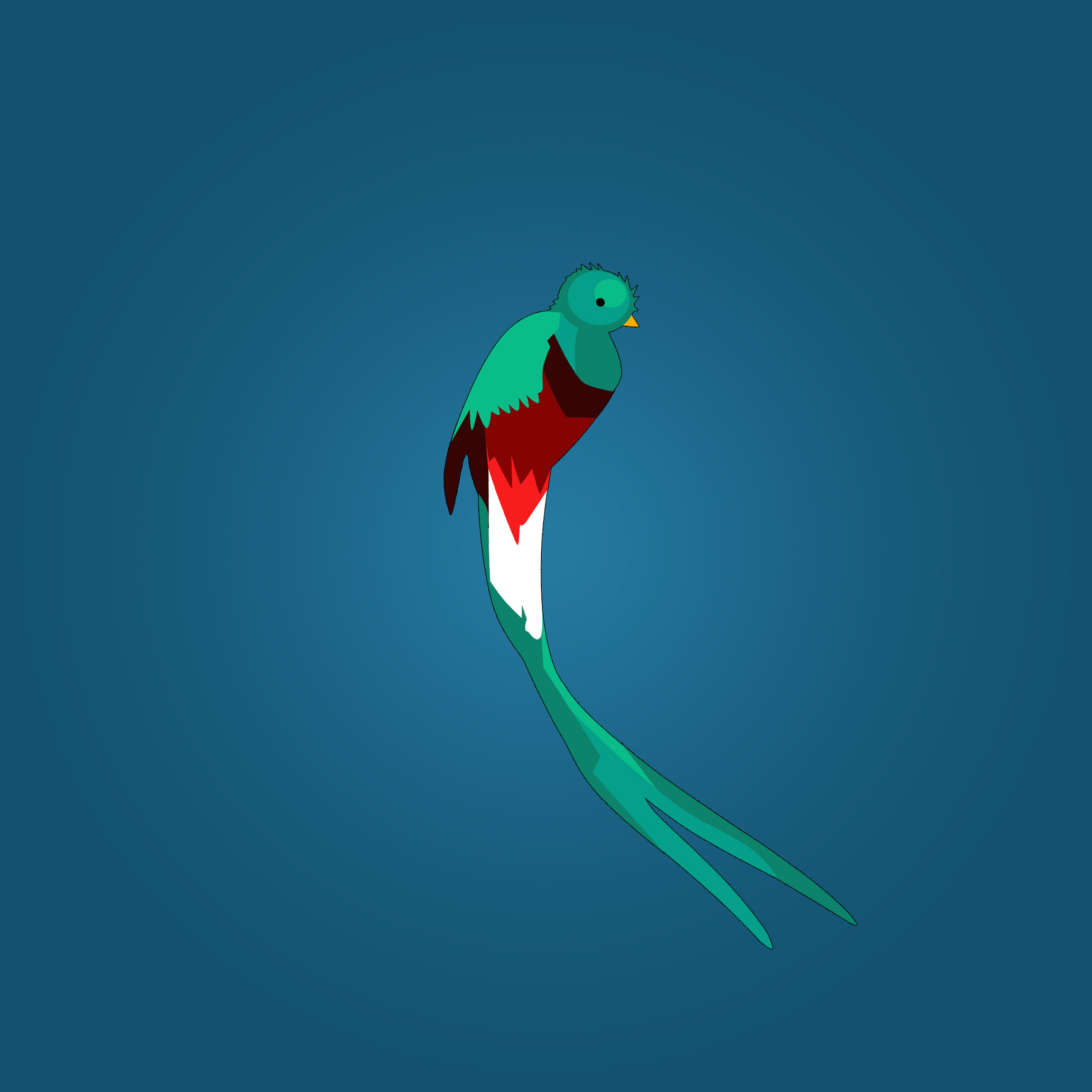 2064x2064 Quetzal Vector