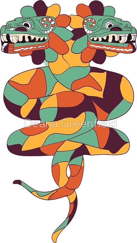 451x800 Quetzalcoatl Double Dragon Sticker In Dragons And Shit