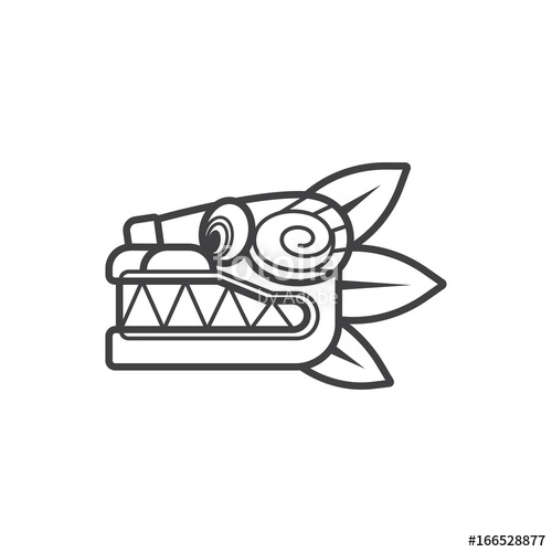 500x500 Quetzalcoatl Icon Stock Image And Royalty Free Vector