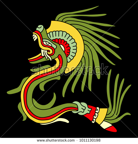 450x470 Free Collection Of Aztec Clipart Feathered Serpent Download