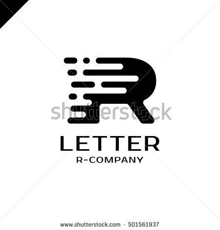 450x470 Abstract Letter R Logo Design Template Dynamic Vector Unusual