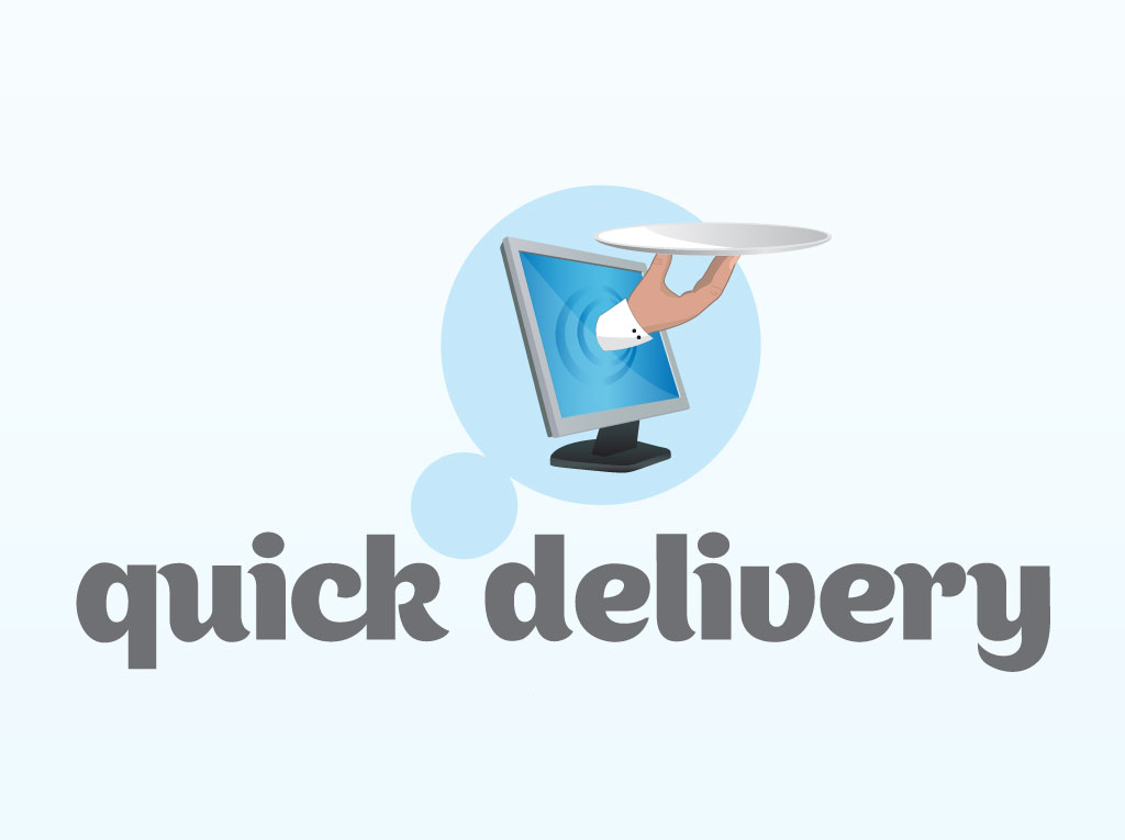 1024x765 Quick Delivery Logo Vector Art Graphics