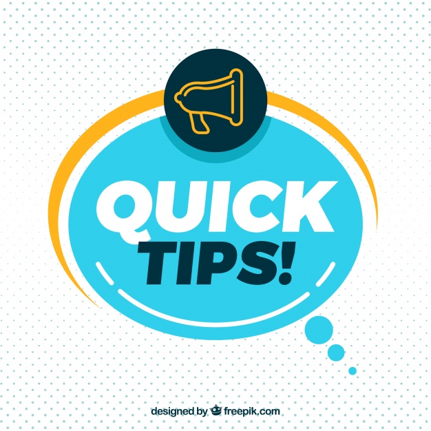 626x626 Quick Tip Composition With Flat Design Vector Free Download