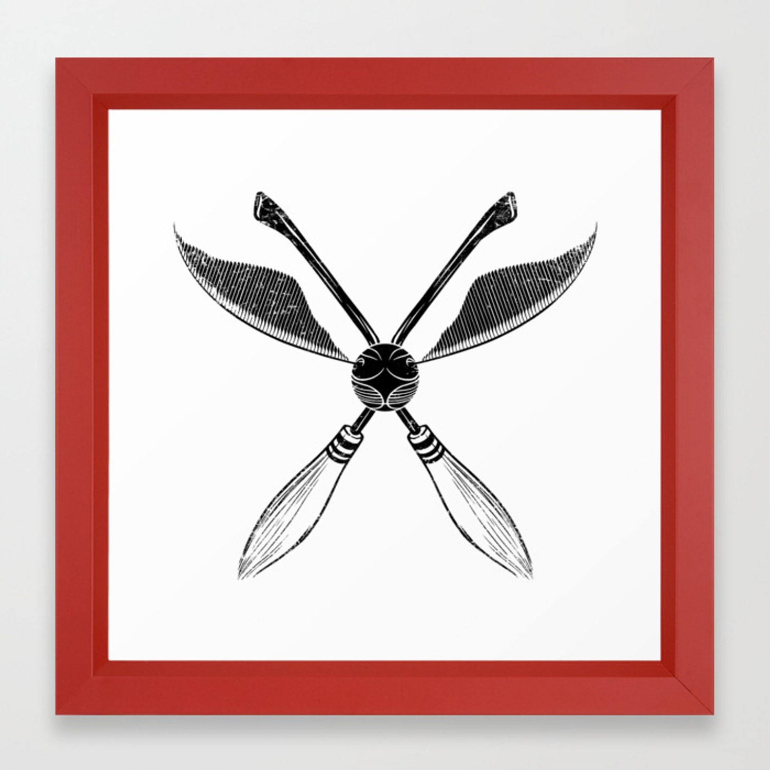 1500x1500 Quidditch Framed Art Print