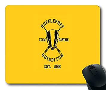 355x302 Vector Hufflepuff Quidditch Team Harry Potter Non Slip Rubber