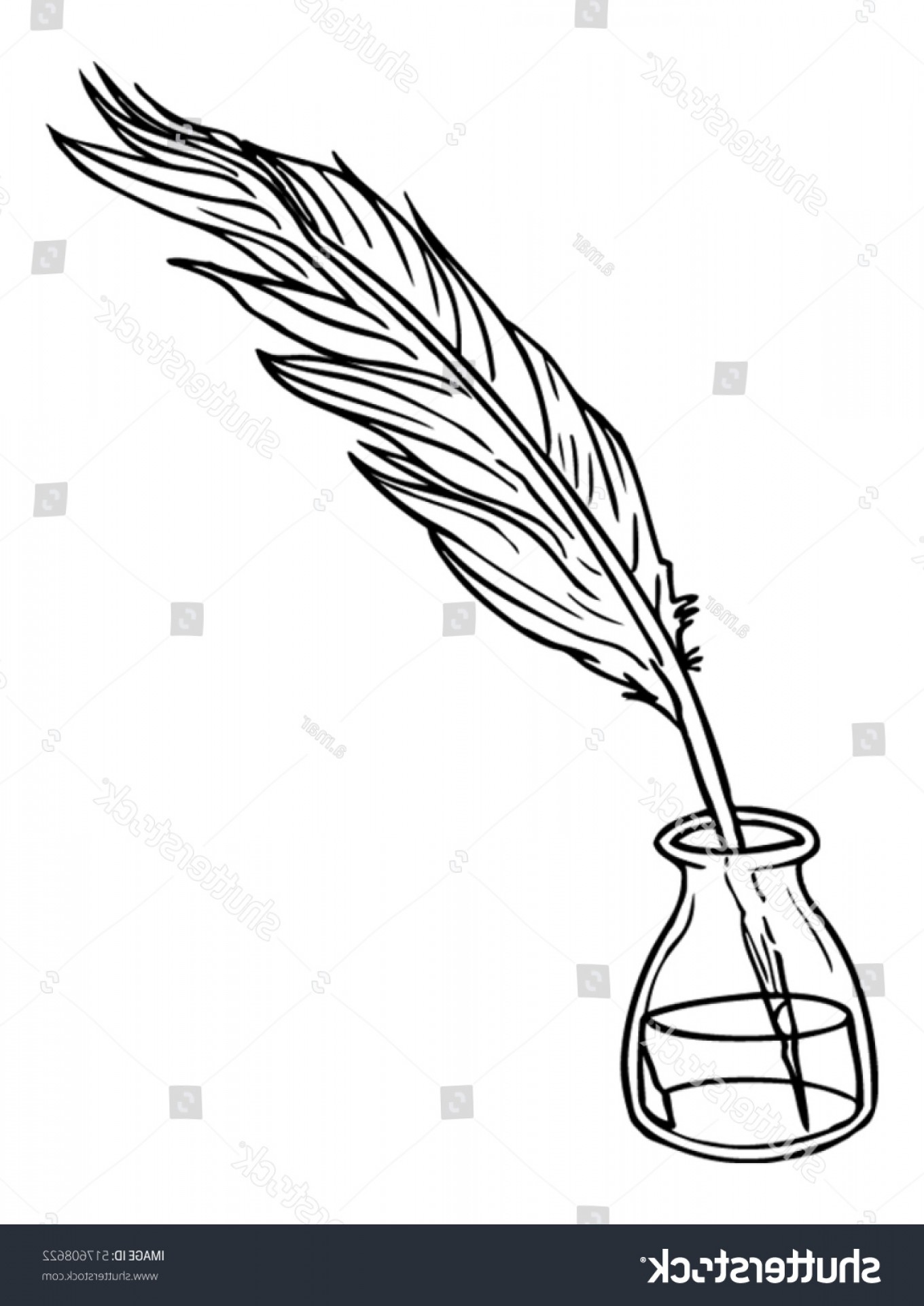 Quill Pen Vector Createmepink 1360x1920 Quill Pen Vector Createmepink