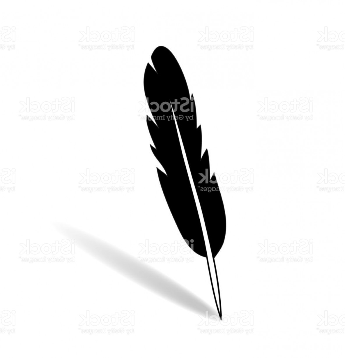 Black And White Flat Simple Feather Quill Pen Icon Vector 1185x1228 Black And White Flat Simple Feather Quill Pen Icon Vector