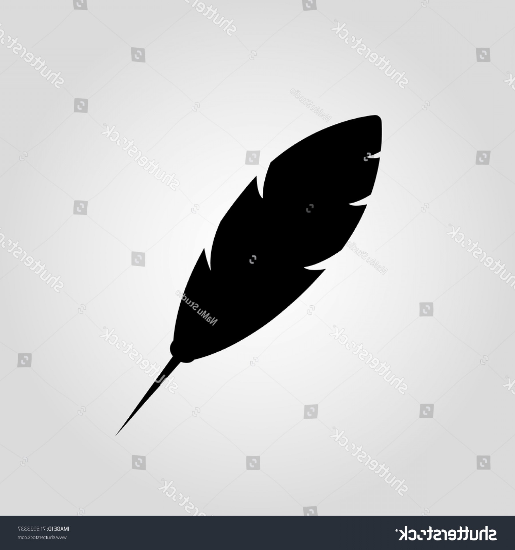 1800x1920 Quill Feather Pen Vector Flat Isolated Newwaysys
