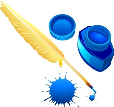 391x368 Quill Pen Vector Free Vector Download