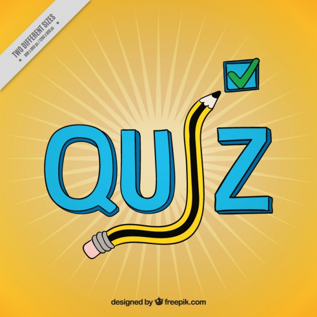 626x626 Yellow Quiz Background With Questions Vector Free Download