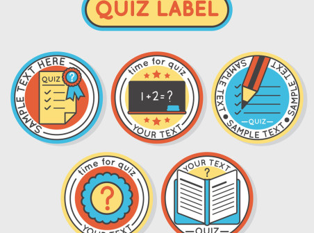 452x336 Color Quiz Label Vector Icons Free Color Quiz Label Vector