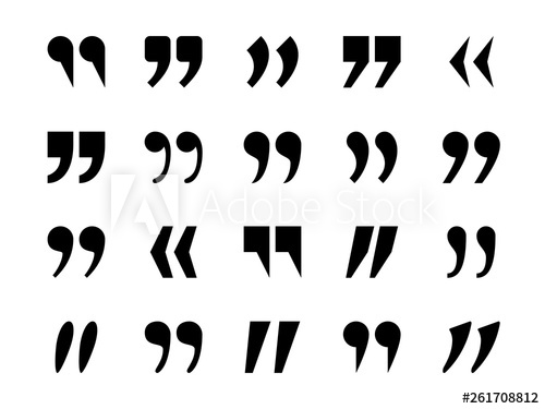 500x375 Quotes Marks Quotation Marking Quote Mark Comma Double Commas