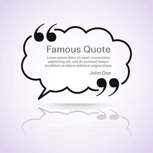 500x500 Text Frames For Quote Vector Free Download
