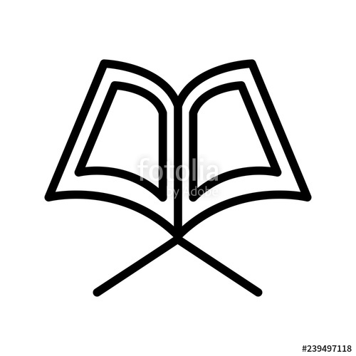 500x500 Holy Quran Vector Icon Stock Image And Royalty Free Vector