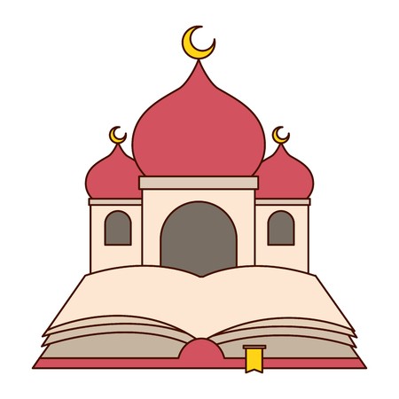 450x450 Taj Mahal And Holy Quran Vector Illustration Design Royalty Free