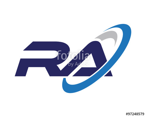 500x400 Ra Swoosh Letter Auto Logo Stock Image And Royalty Free Vector