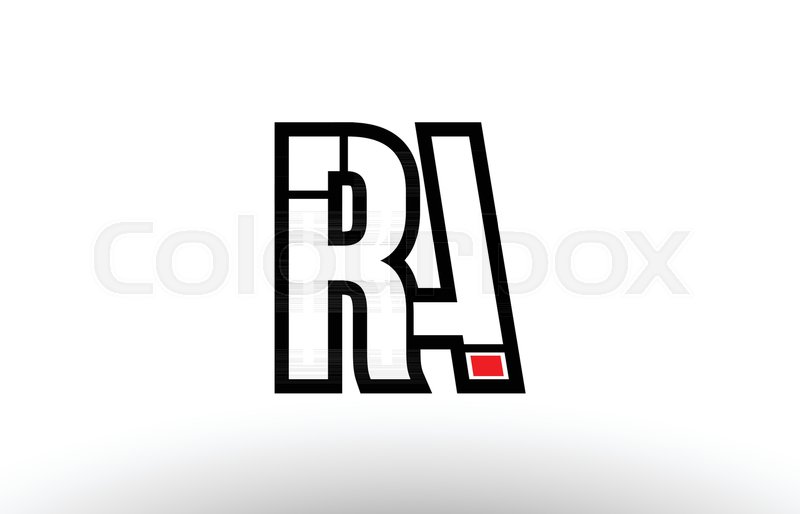 800x514 Black And White Alphabet Letter Ra R A Stock Vector Colourbox