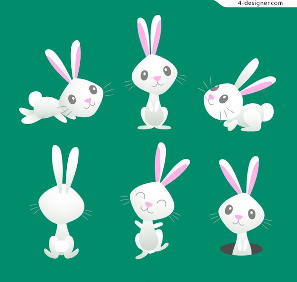 Rabbit Cartoon Vector