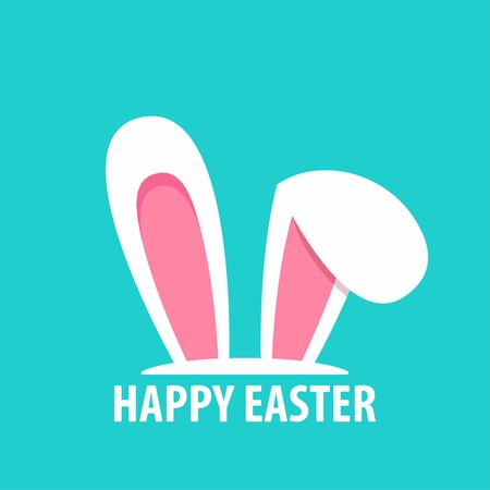 Happy Easter Web Banner Greeting Card With Rabbit Bunny Ears 450x450 Happy Easter Web Banner Greeting Card With Rabbit Bunny Ears