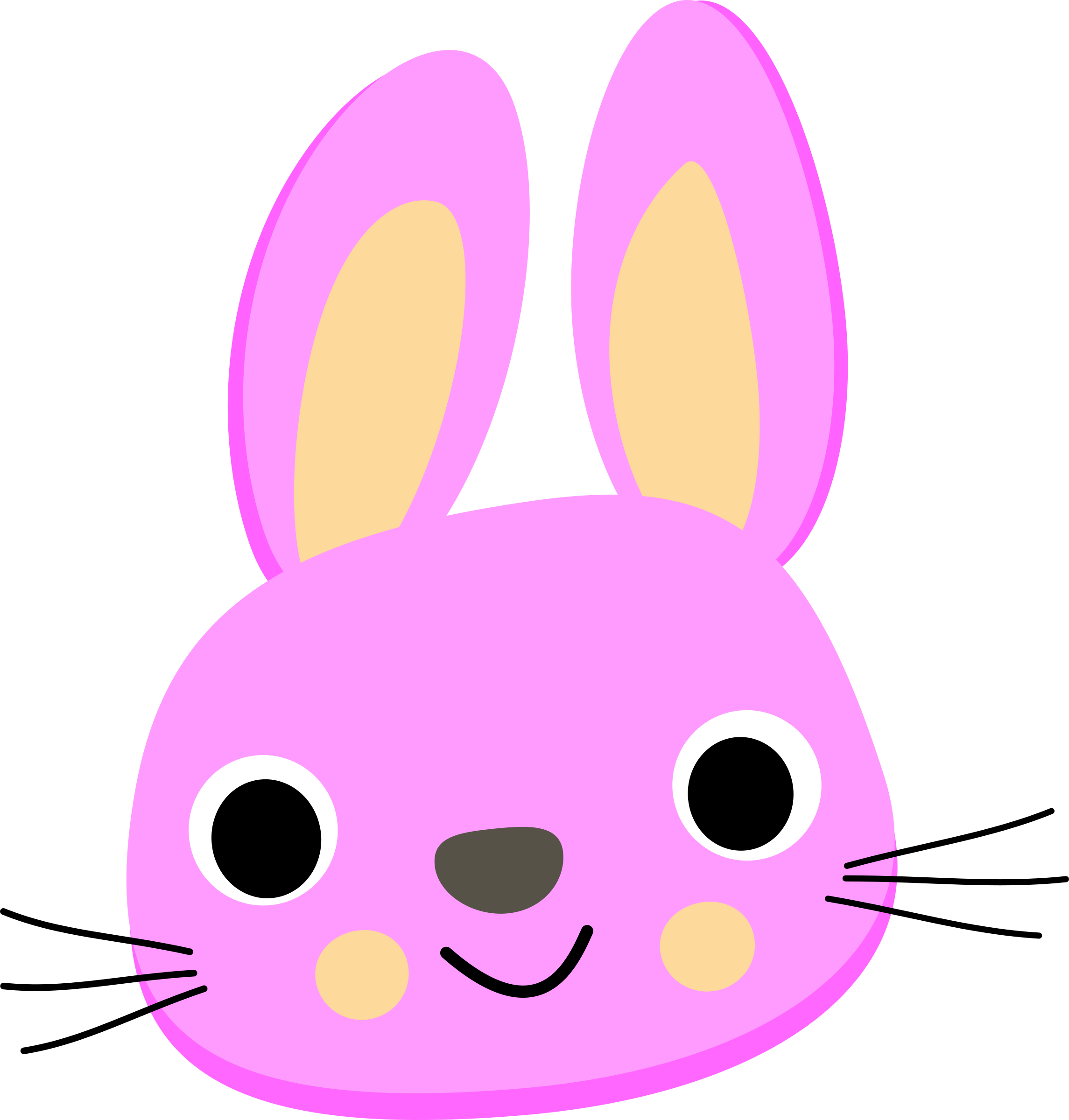 2290x2400 Png Rabbit Face Transparent Rabbit Face Images