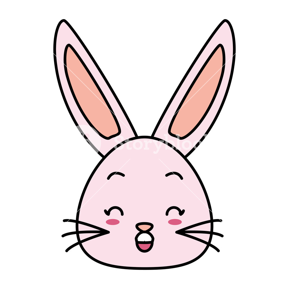 Rabbit Face Vector at Vectorified.com | Collection of Rabbit Face ...