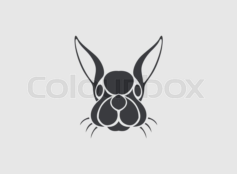 800x588 Rabbit Logo Vector Icon Design Stock Vector Colourbox