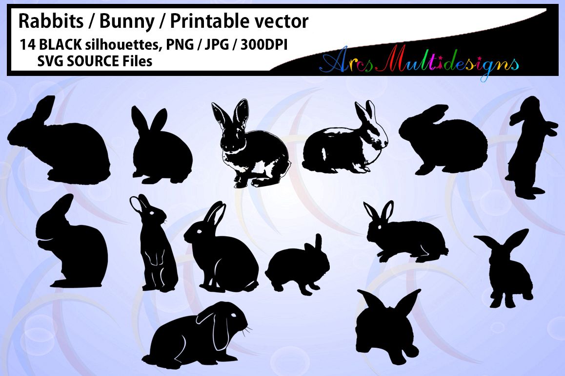 1158x772 Rabbit Silhouette Vector Rabbit Bunny Silhouettes High