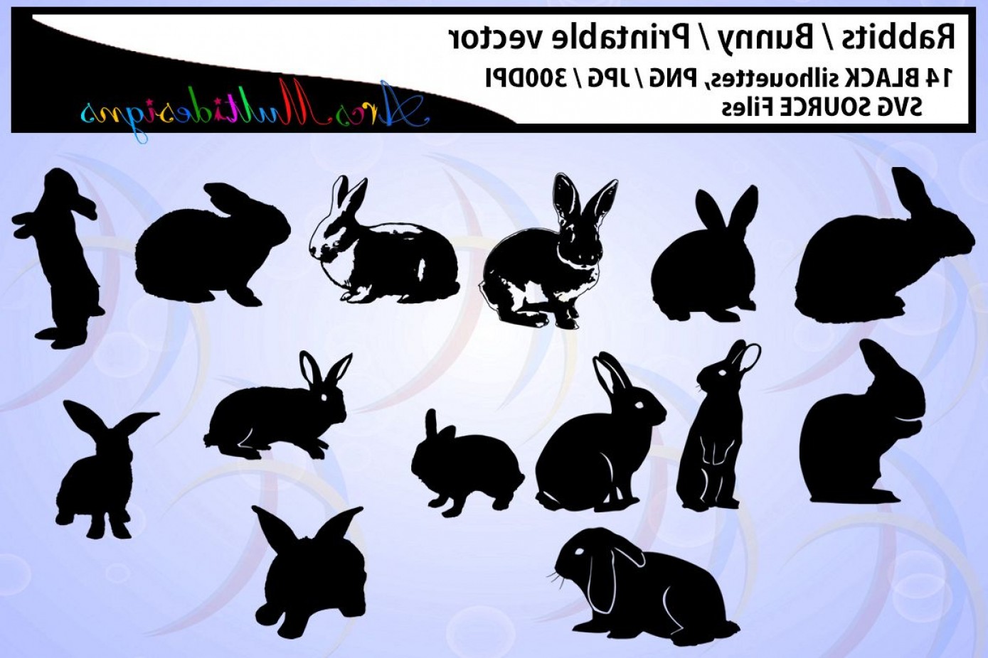 1389x926 Rabbit Silhouette Vector Rabbit Bunny Silhouettes High Quality