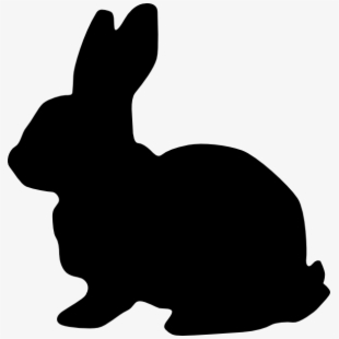 310x310 Silhouette Of Clipart Of Royalty, Domestic And Bunny