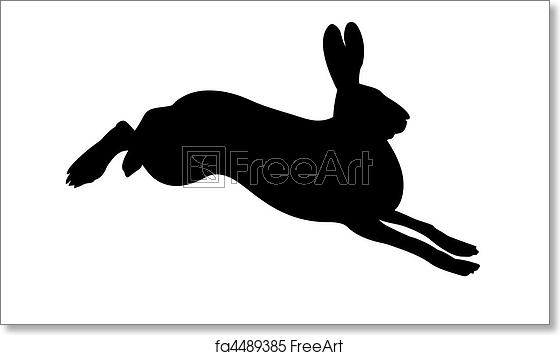 Free Art Print Of Vector Silhouette Of The Rabbit Vector 560x355 Free Art Print Of Vector Silhouette Of The Rabbit Vector