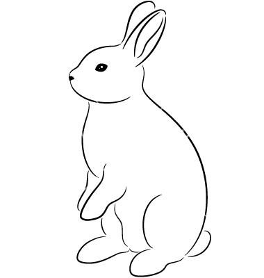 380x400 Rabbit Vector Cliparts
