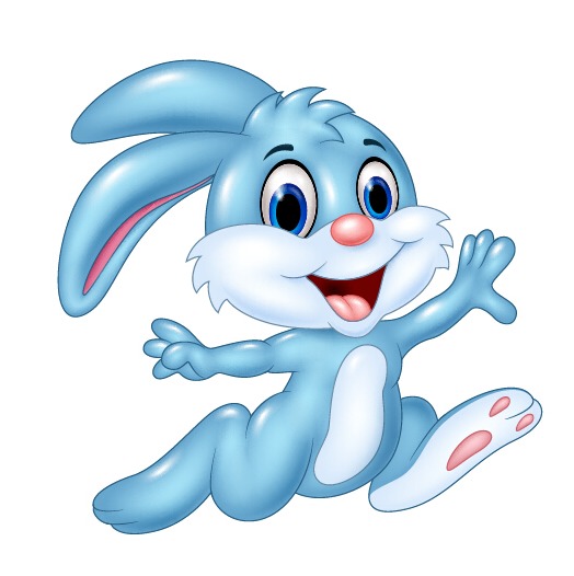 524x526 Cute Cartoon Rabbit Vector Design Free Vectors Ui Download