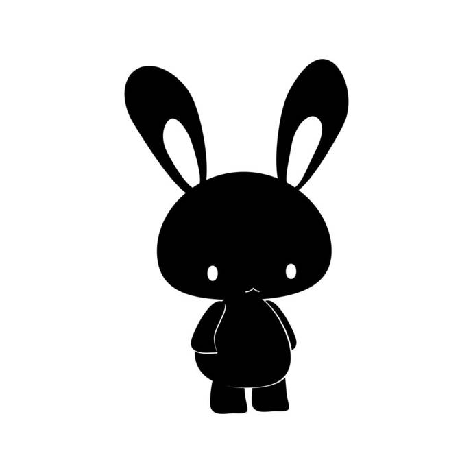 690x690 Rabbit Cute Animal Graphics Dxf Png