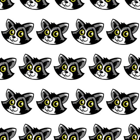 490x490 Raccoon Animal Face Vector