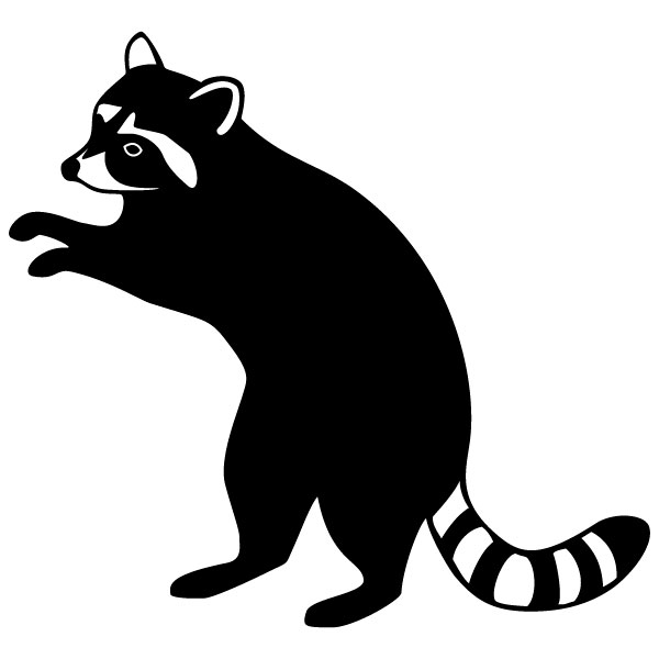 Download Raccoon Silhouette Vector at Vectorified.com | Collection of Raccoon Silhouette Vector free for ...