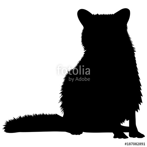 Download Raccoon Silhouette Vector at Vectorified.com | Collection ...