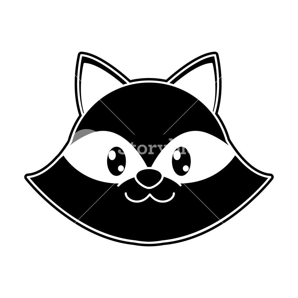 Download Raccoon Silhouette Vector at Vectorified.com | Collection ...