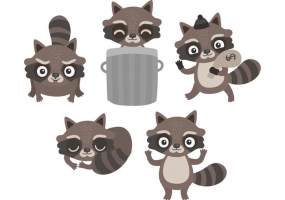 285x200 Raccoon Free Vector Graphic Art Free Download