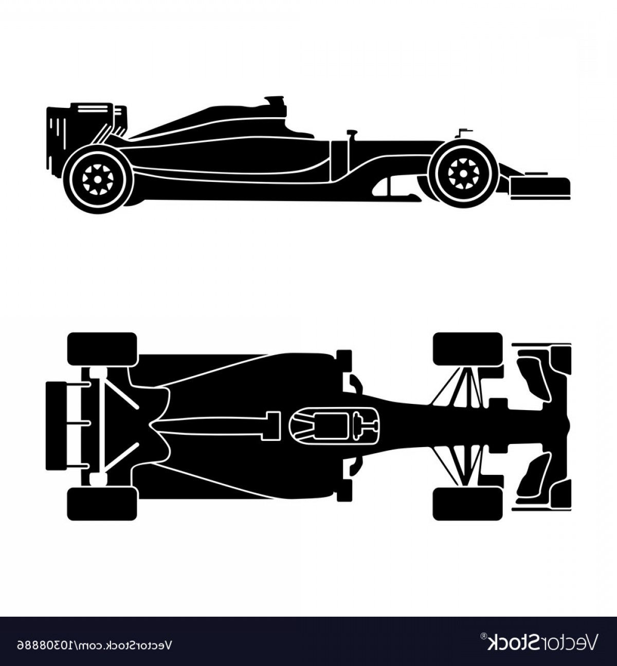 Download Race Car Silhouette Vector at Vectorified.com | Collection ...
