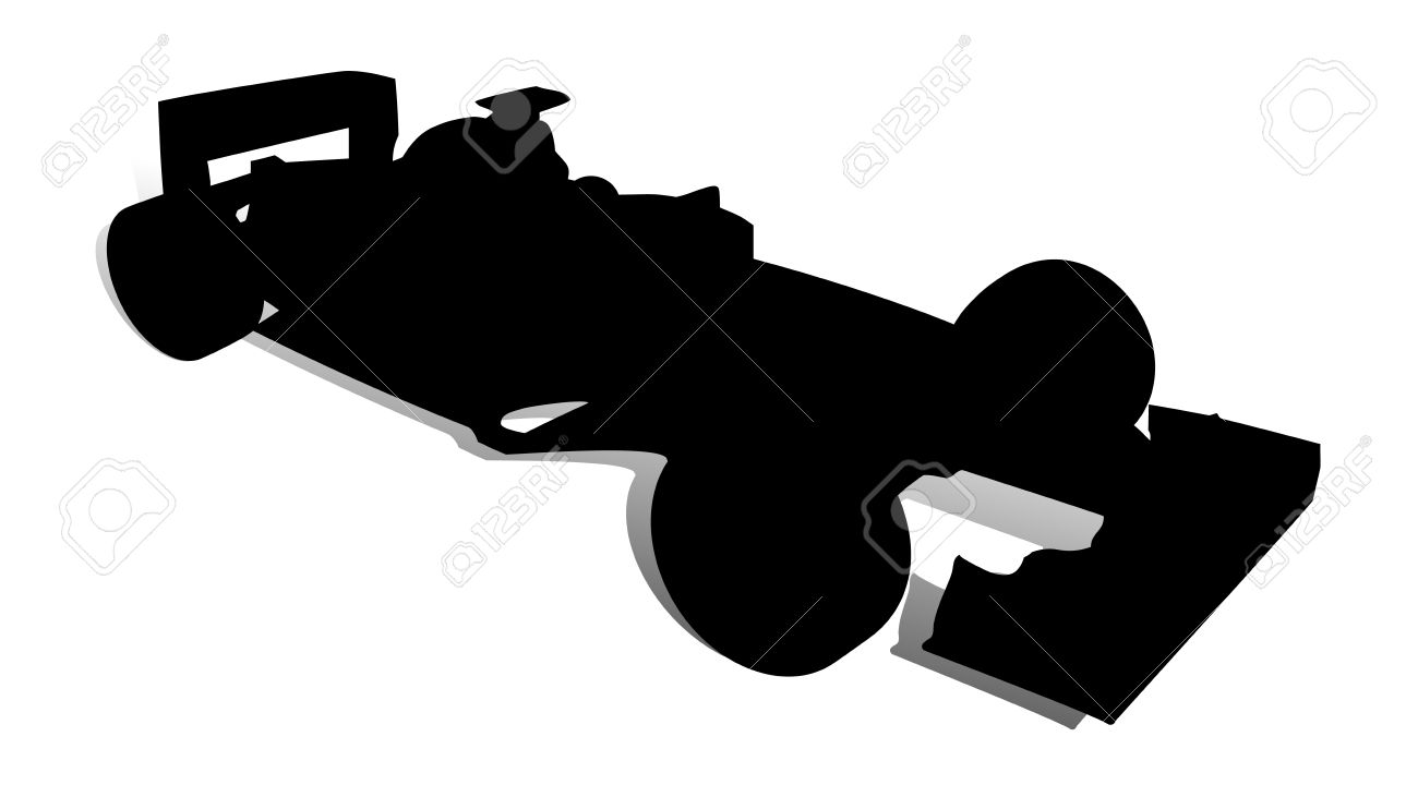1300x731 Race Car Silhouette