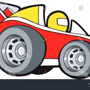 300x300 Little Race Car Vector Illustration Hoodamathrun