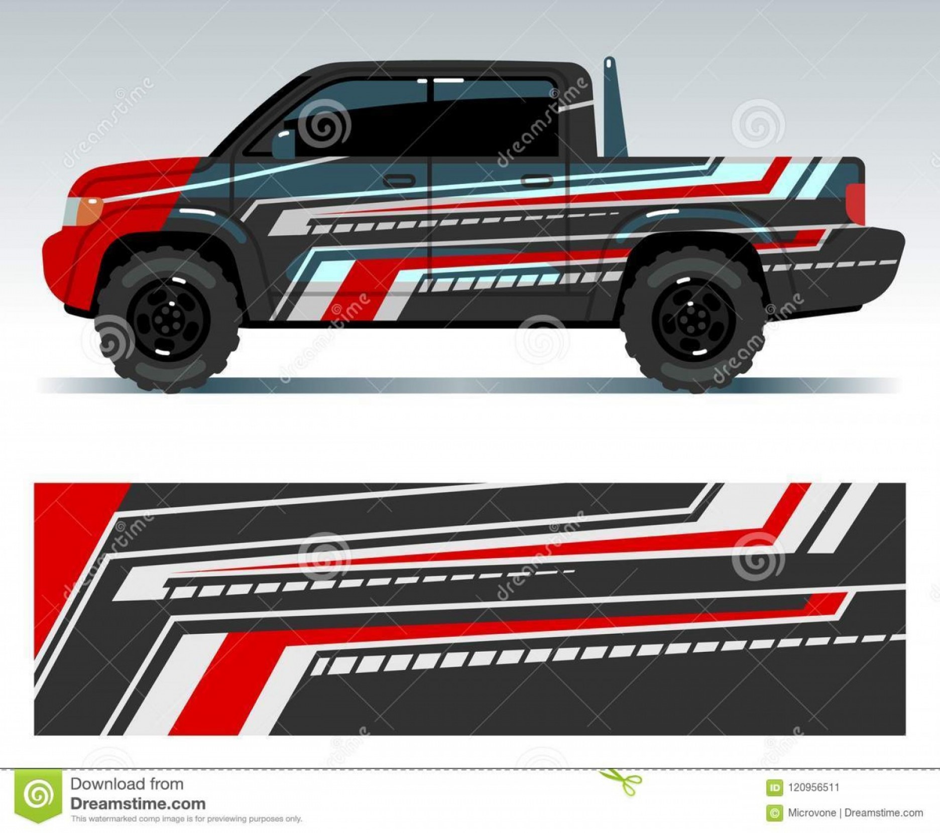 1872x1660 Racing Car Design Vehicle Wrap Vinyl Graphics Stripes Vector