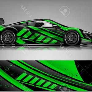 300x300 Racing Car Design Vehicle Wrap Vinyl Graphics Stripes Vector