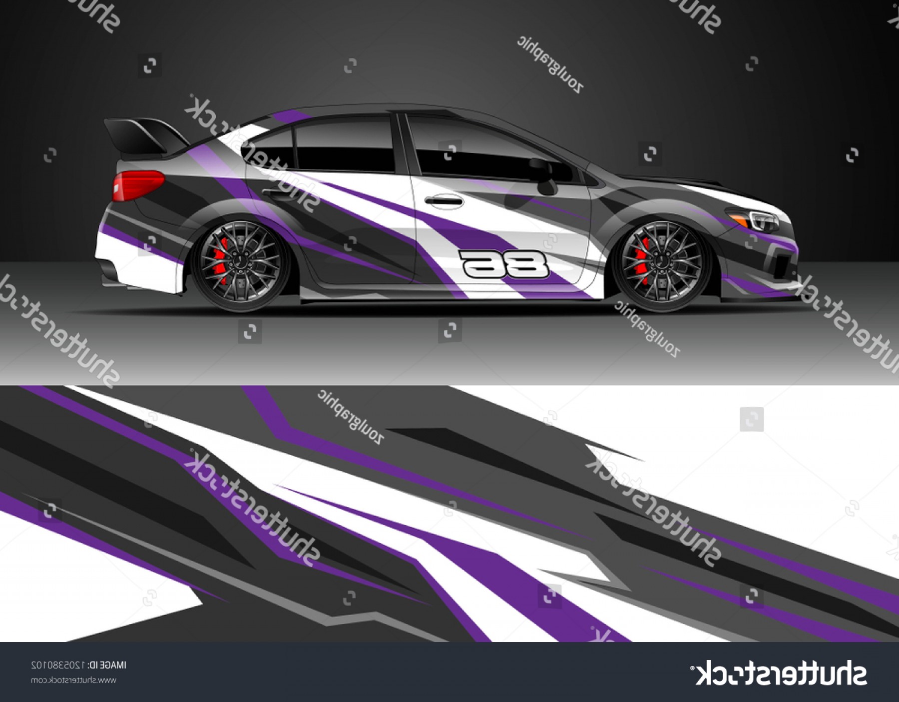 1800x1405 Racing Car Wrap Design Vector Graphic Savoyuptown