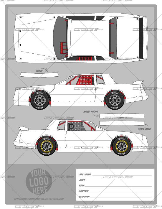 Race Car Wrap Templates