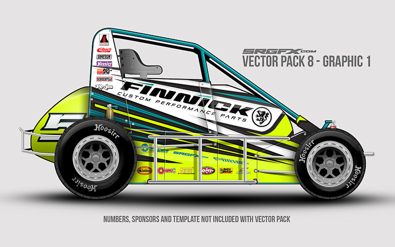 Vector Racing Graphics Pack 800x500 Vector Racing Graphics Pack