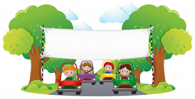 Banner Template With Kids Racing Car Vector Premium Download 626x319 Banner Template With Kids Racing Car Vector Premium Download