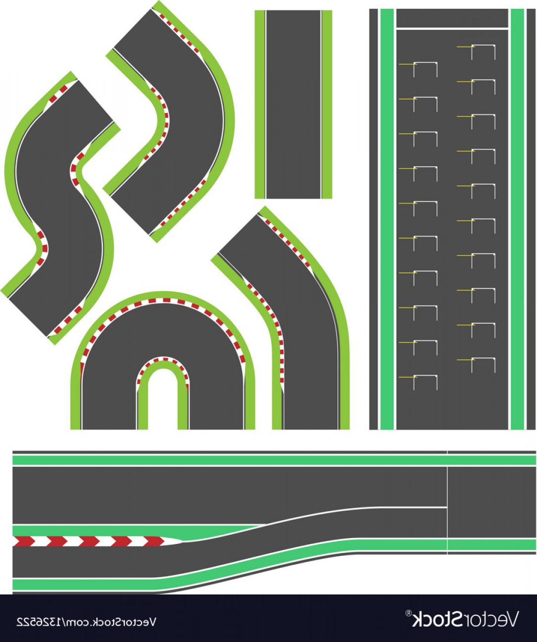 Formula Race Track Line Set Vector Soidergi 1083x1296 Formula Race Track Line Set Vector Soidergi