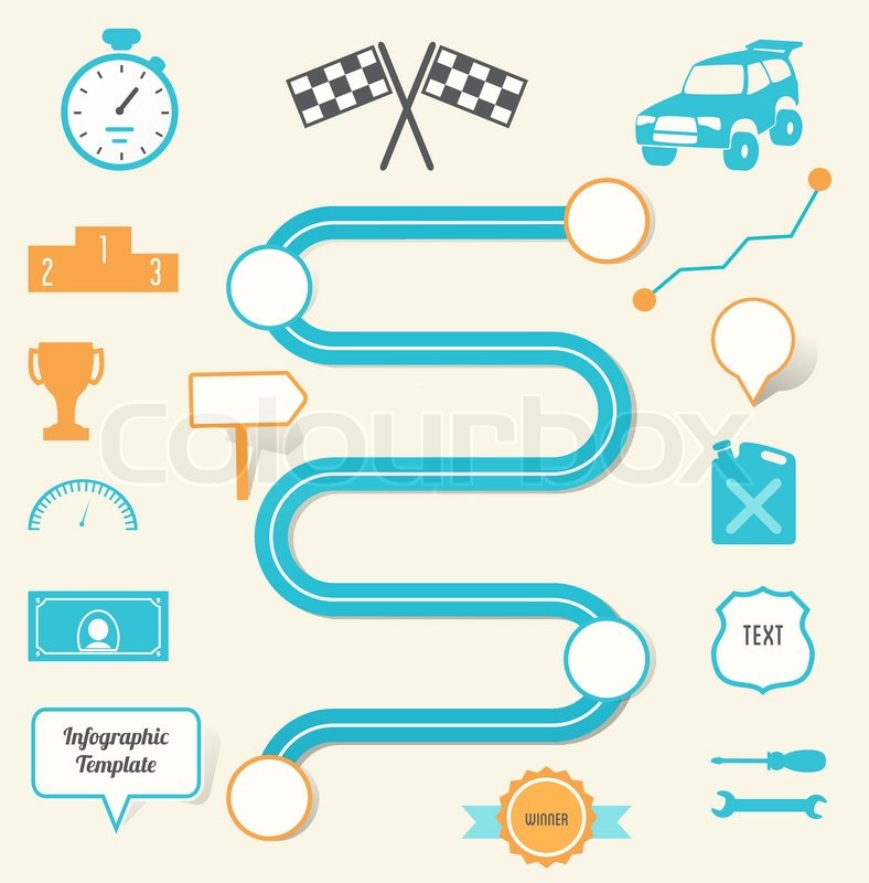 Racing Track Infographic Template Stock Vector Colourbox 788x800 Racing Track Infographic Template Stock Vector Colourbox
